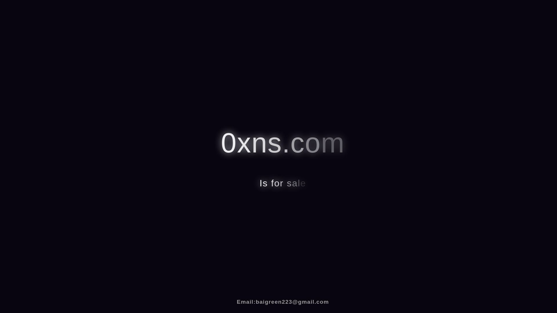 Статус сайта 0xns.com ОНЛАЙН
