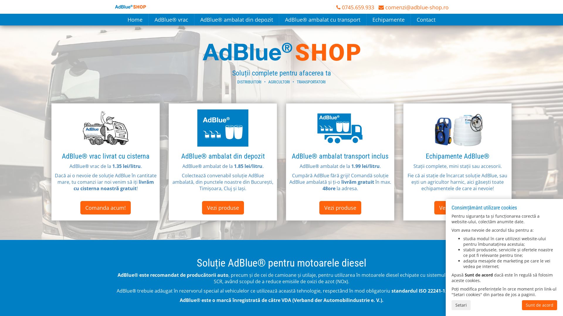 Статус сайта adblue-shop.ro ОНЛАЙН
