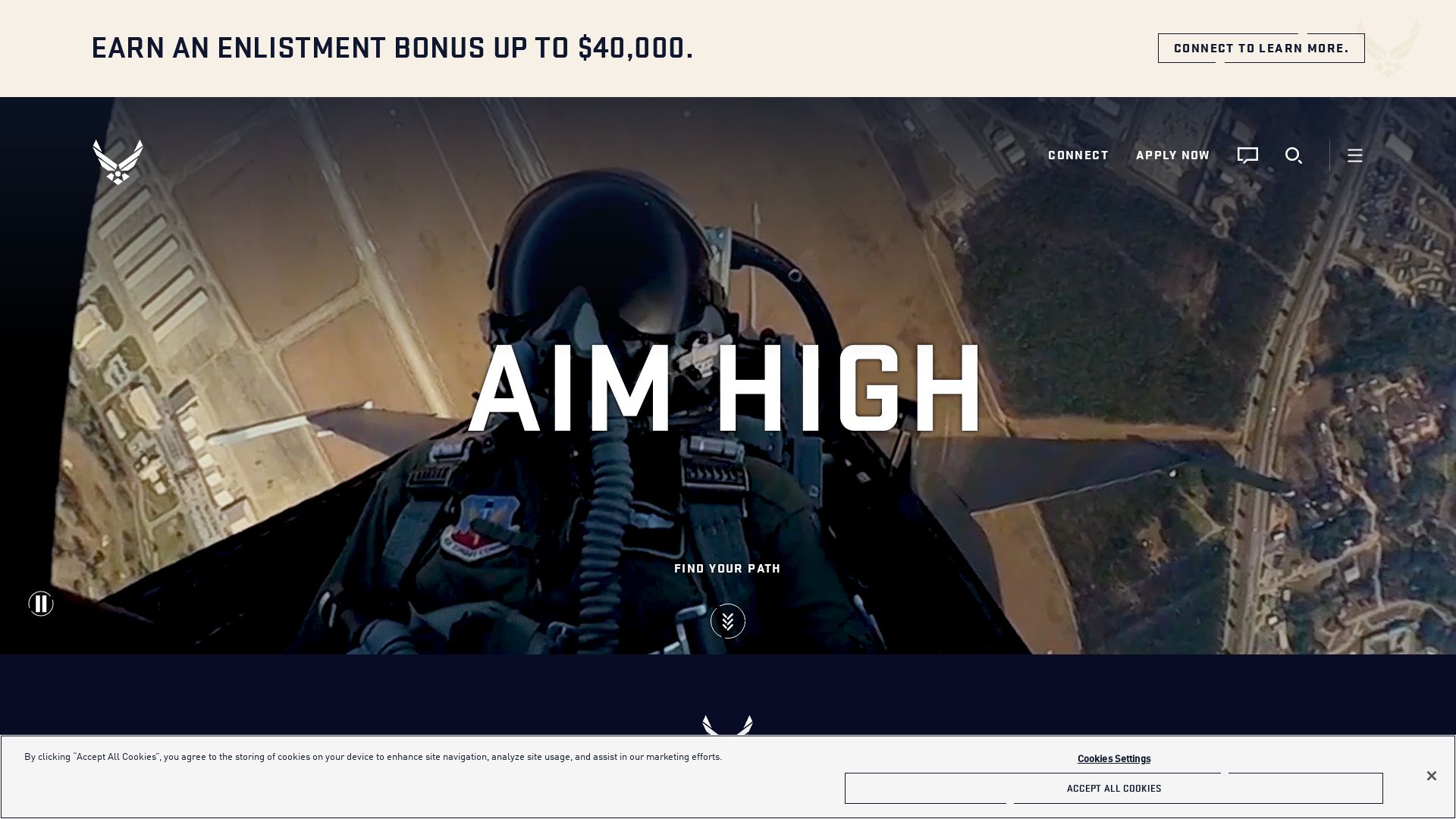 Статус сайта airforce.com ОНЛАЙН