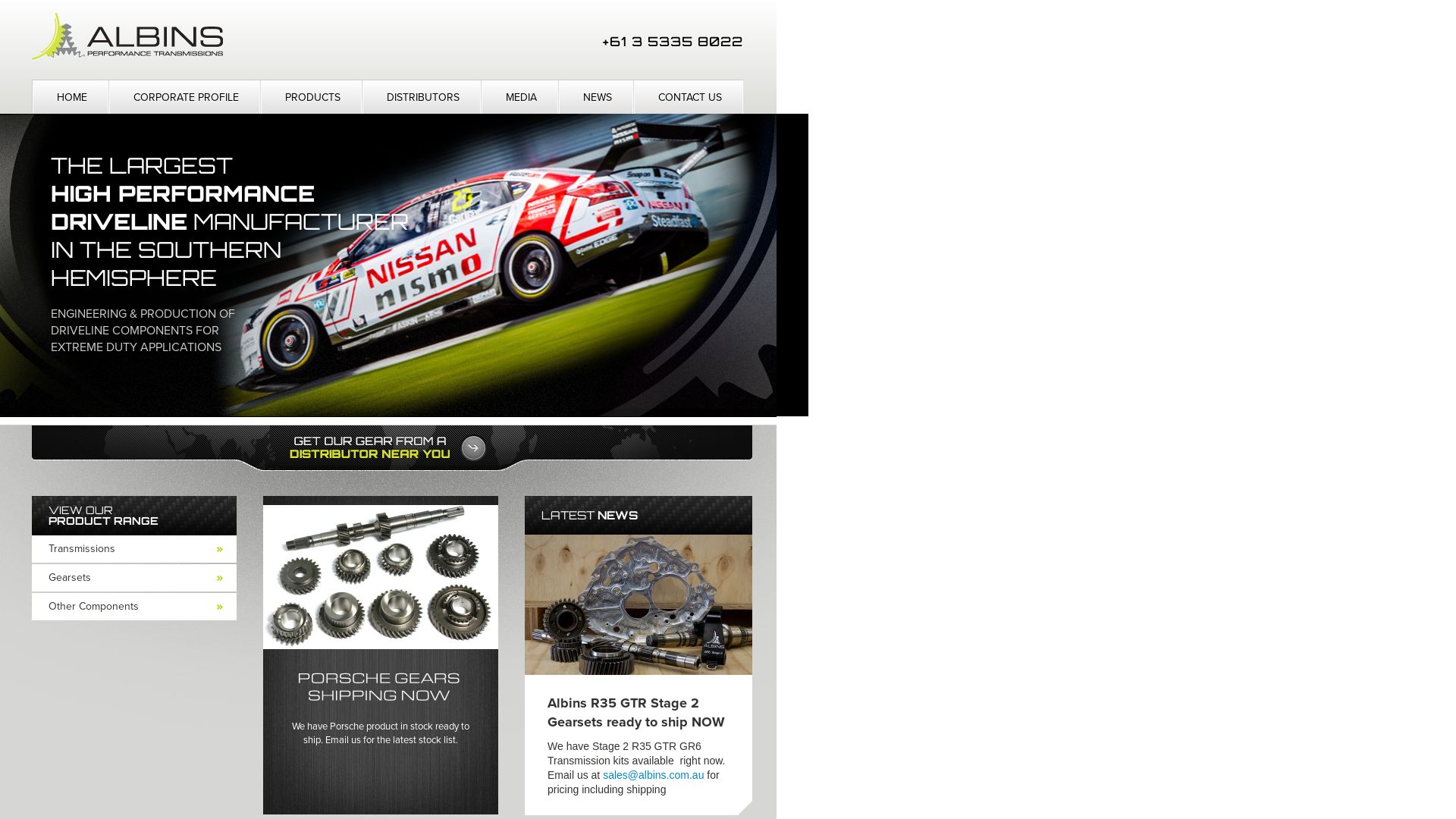 Статус сайта albins.com.au ОНЛАЙН