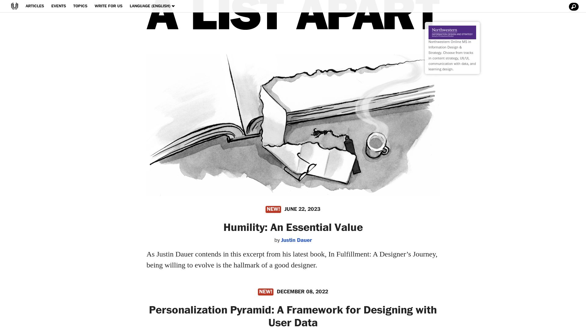 Статус сайта alistapart.com ОНЛАЙН
