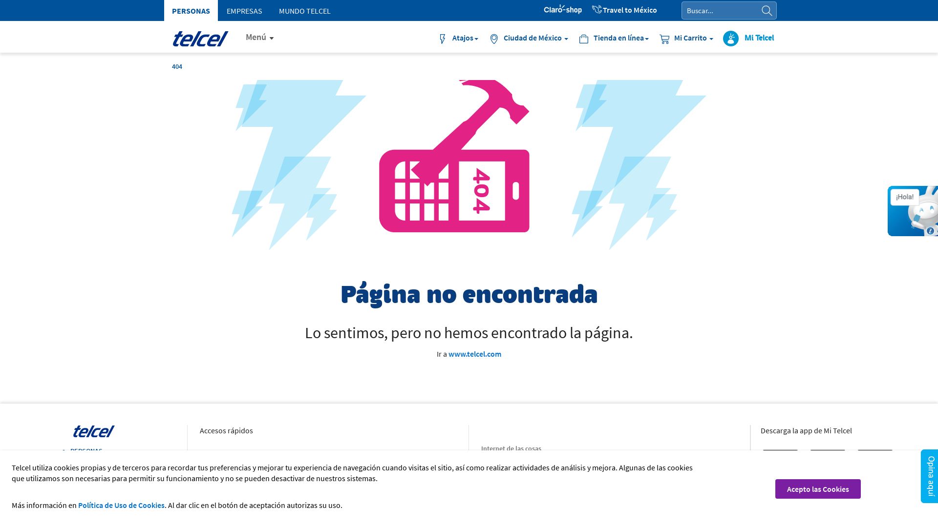 Статус сайта amigo.telcel.com ОНЛАЙН