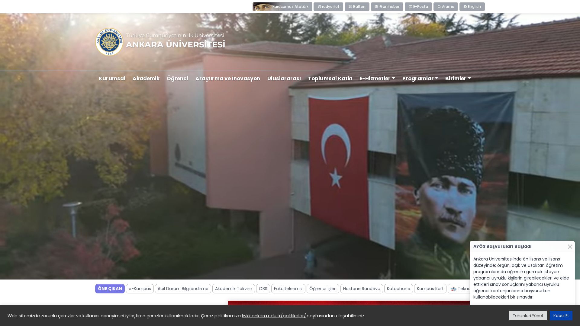 Статус сайта ankara.edu.tr ОНЛАЙН