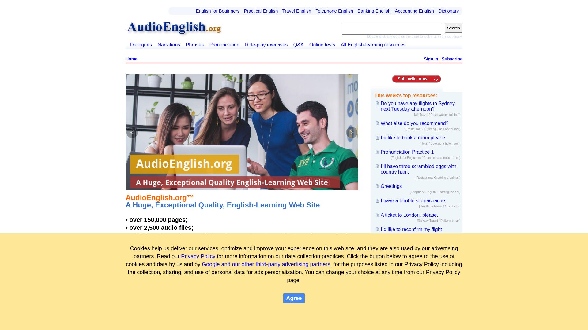 Статус сайта audioenglish.org ОНЛАЙН