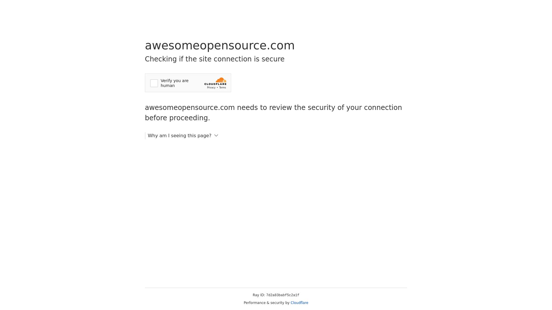 Статус сайта awesomeopensource.com ОНЛАЙН