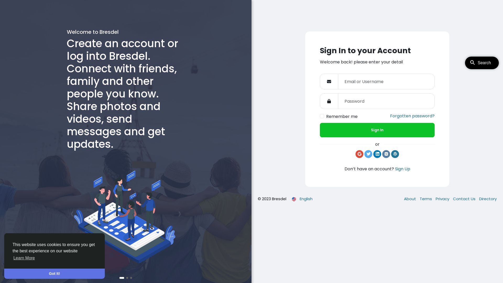 Статус сайта bresdel.com ОНЛАЙН