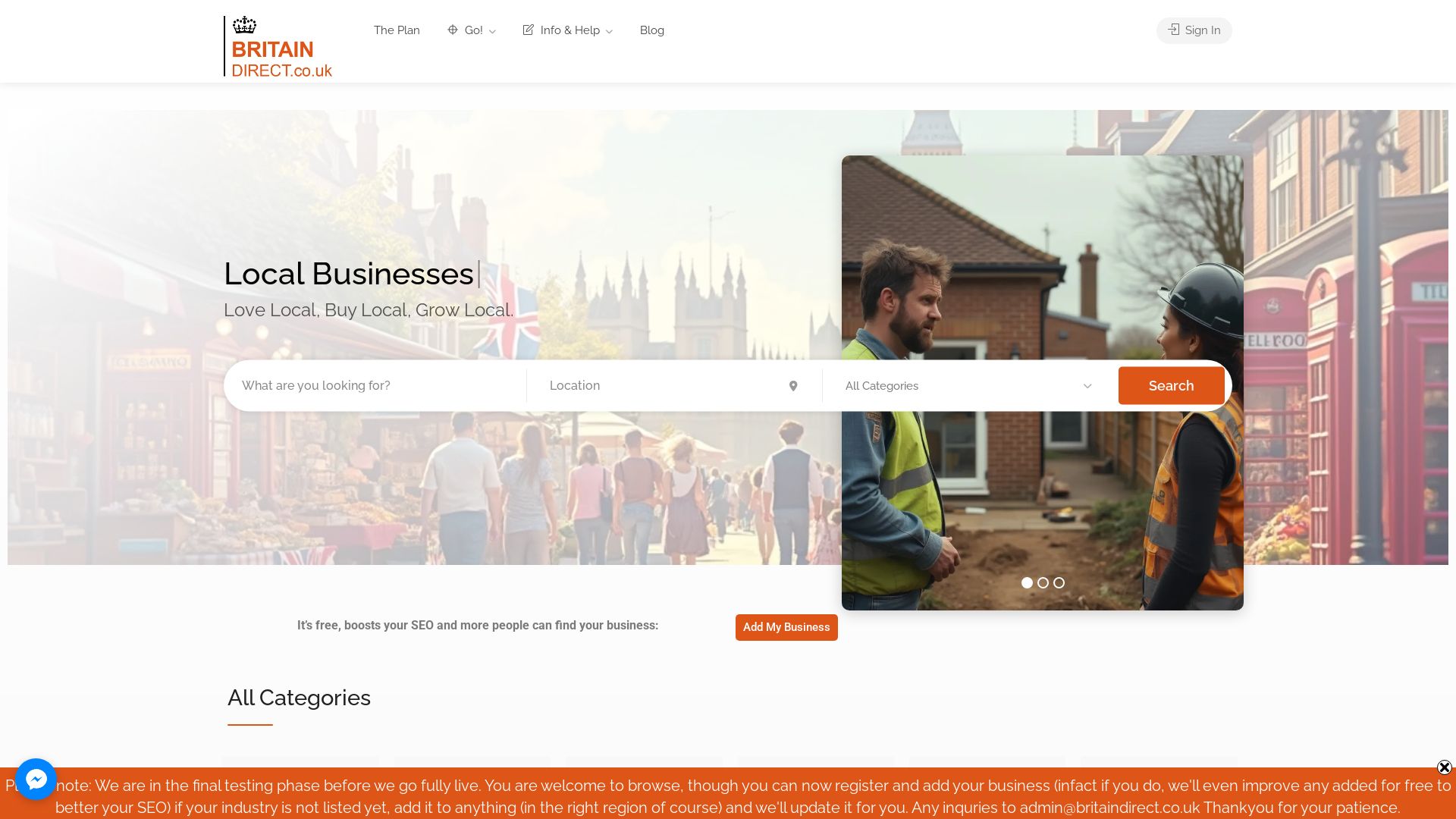 Статус сайта britaindirect.co.uk ОНЛАЙН