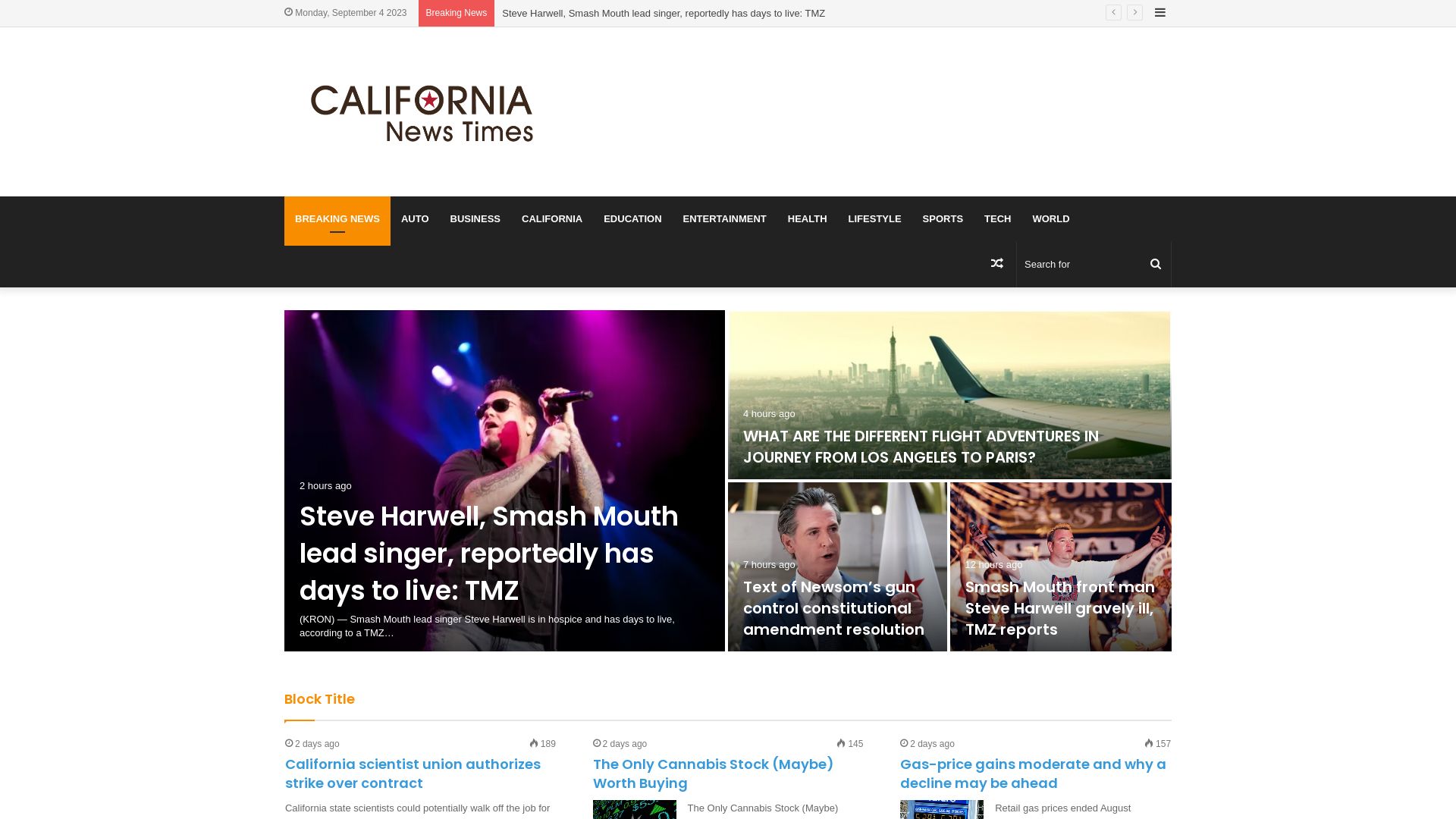 Статус сайта californianewstimes.com ОНЛАЙН