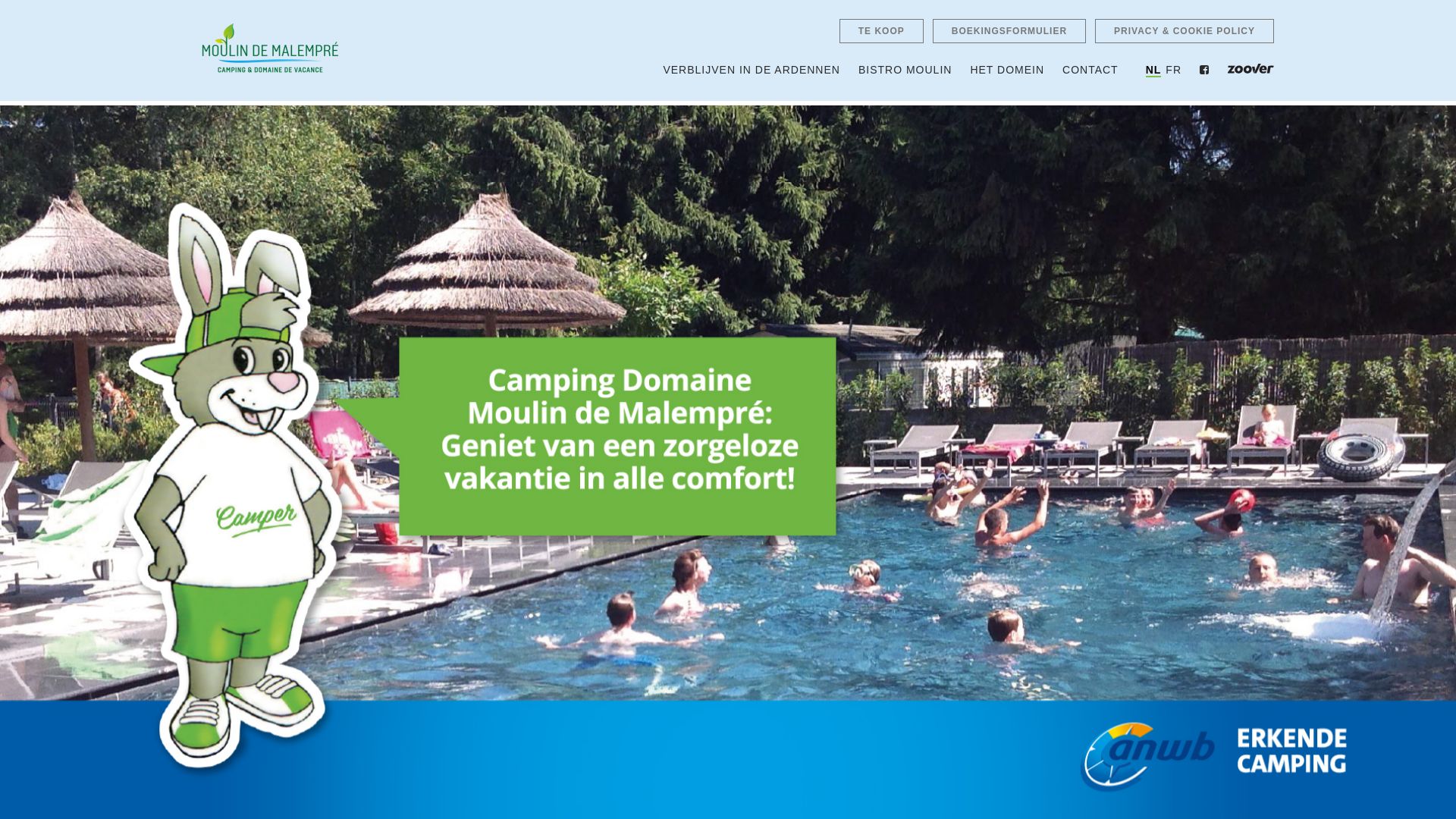 Статус сайта camping-malempre.be ОНЛАЙН