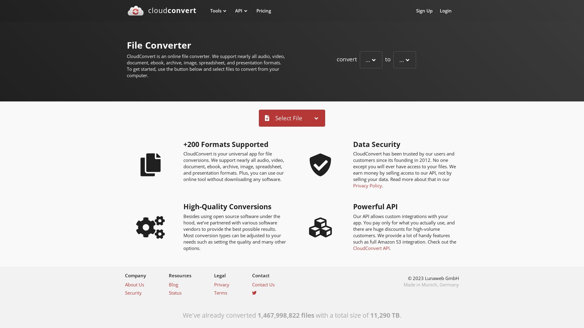 Статус сайта cloudconvert.com ОНЛАЙН