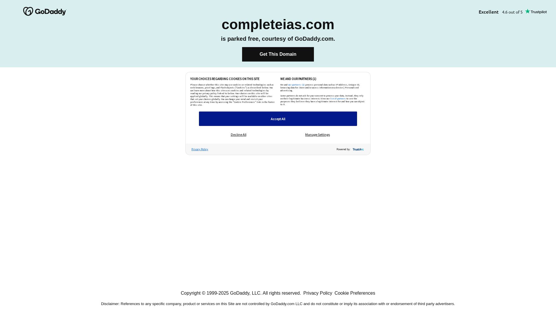 Статус сайта completeias.com ОНЛАЙН