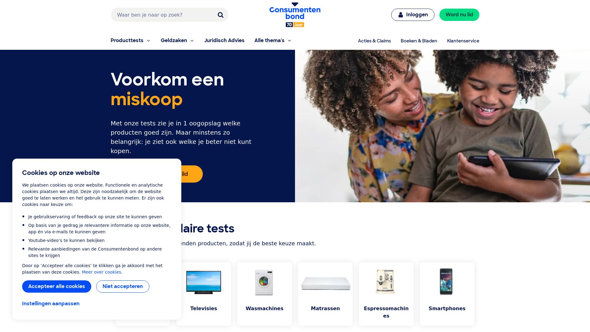Статус сайта consumentenbond.nl ОНЛАЙН
