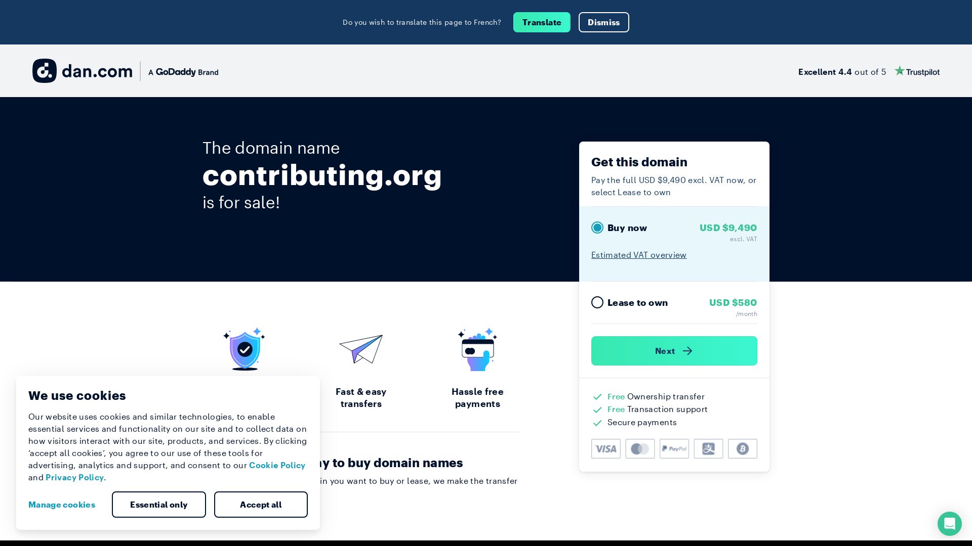 Статус сайта contributing.org ОНЛАЙН