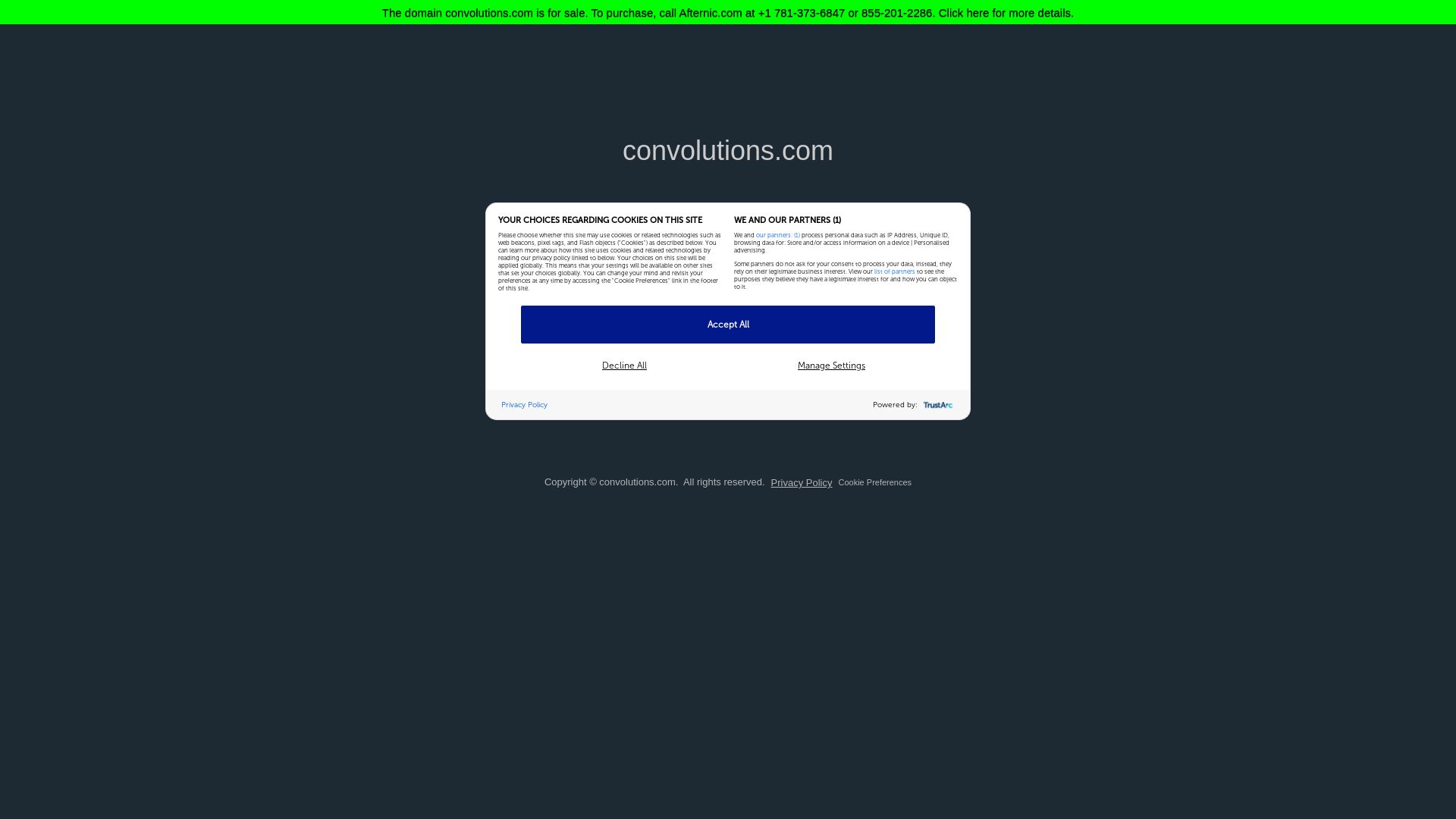 Статус сайта convolutions.com ОНЛАЙН