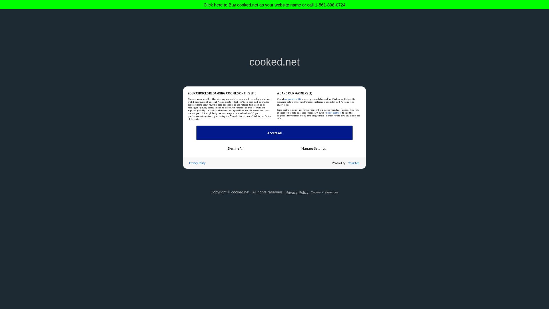 Статус сайта cooked.net ОНЛАЙН