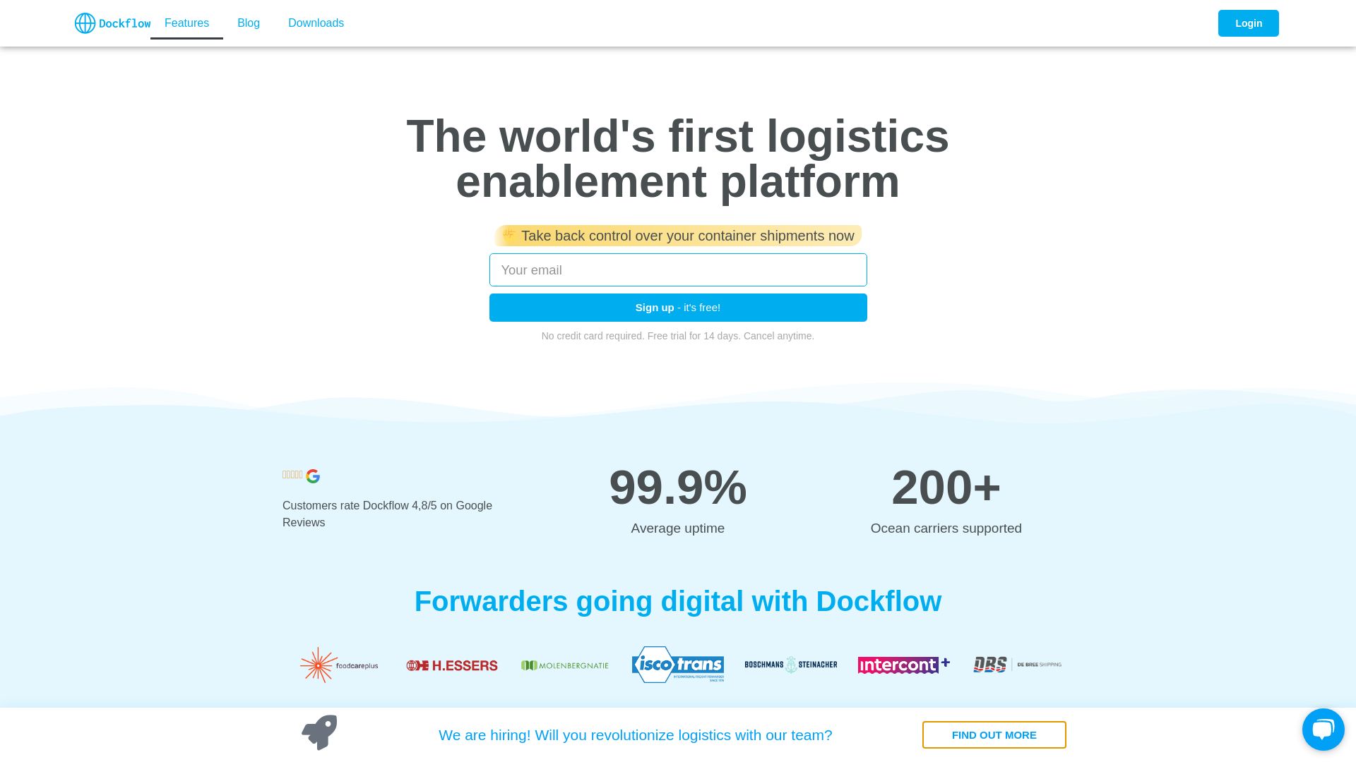 Статус сайта dockflow.com ОНЛАЙН