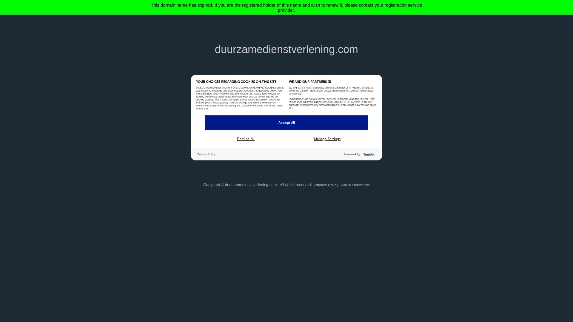 Статус сайта duurzamedienstverlening.com ОНЛАЙН