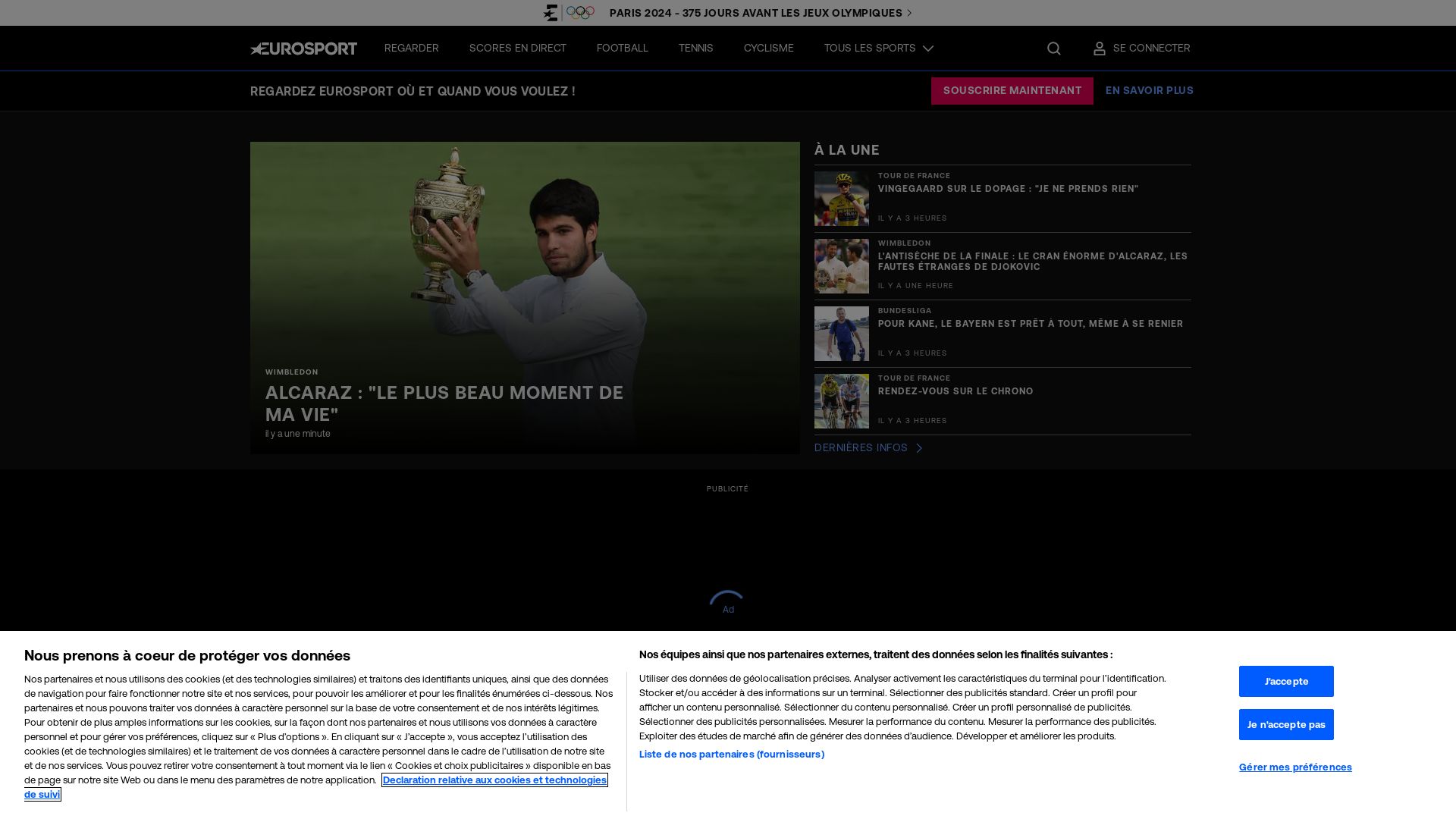 Статус сайта eurosport.fr ОНЛАЙН