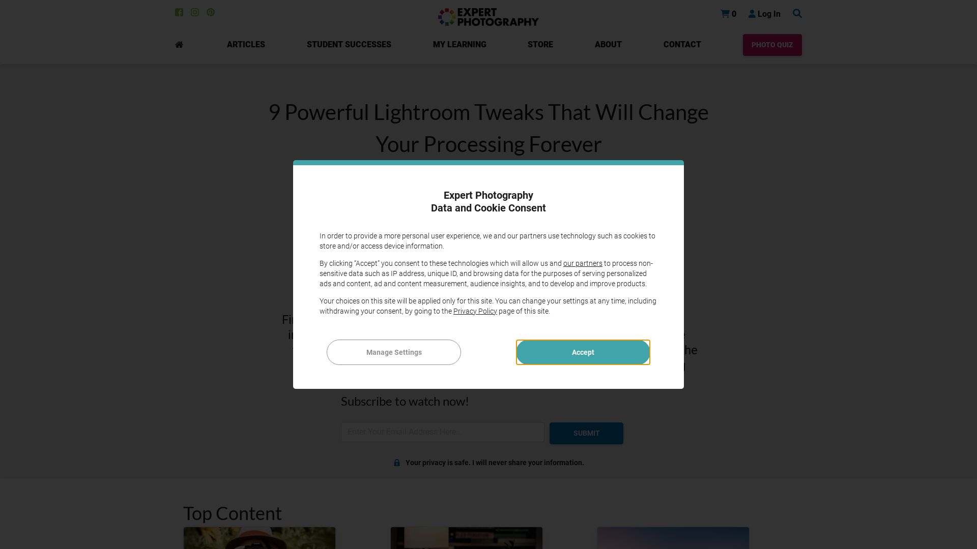 Статус сайта expertphotography.com ОНЛАЙН