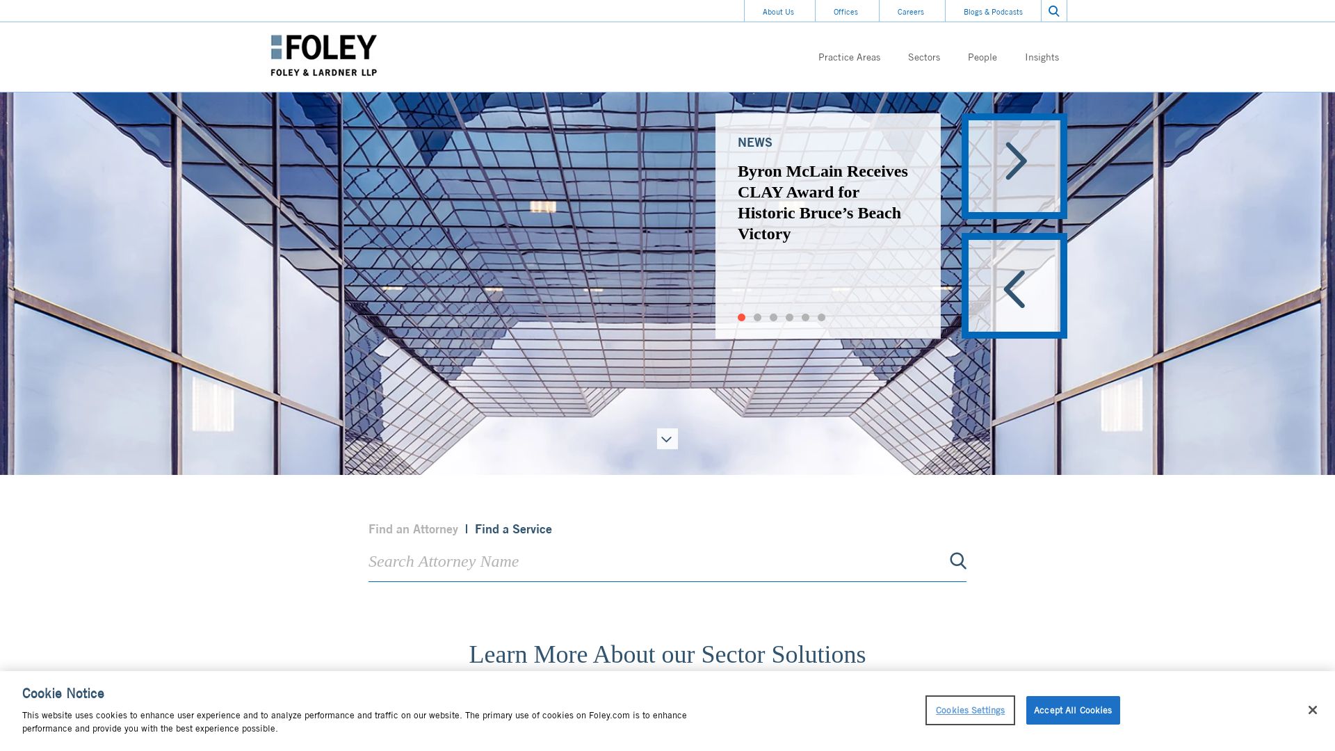 Статус сайта foley.com ОНЛАЙН
