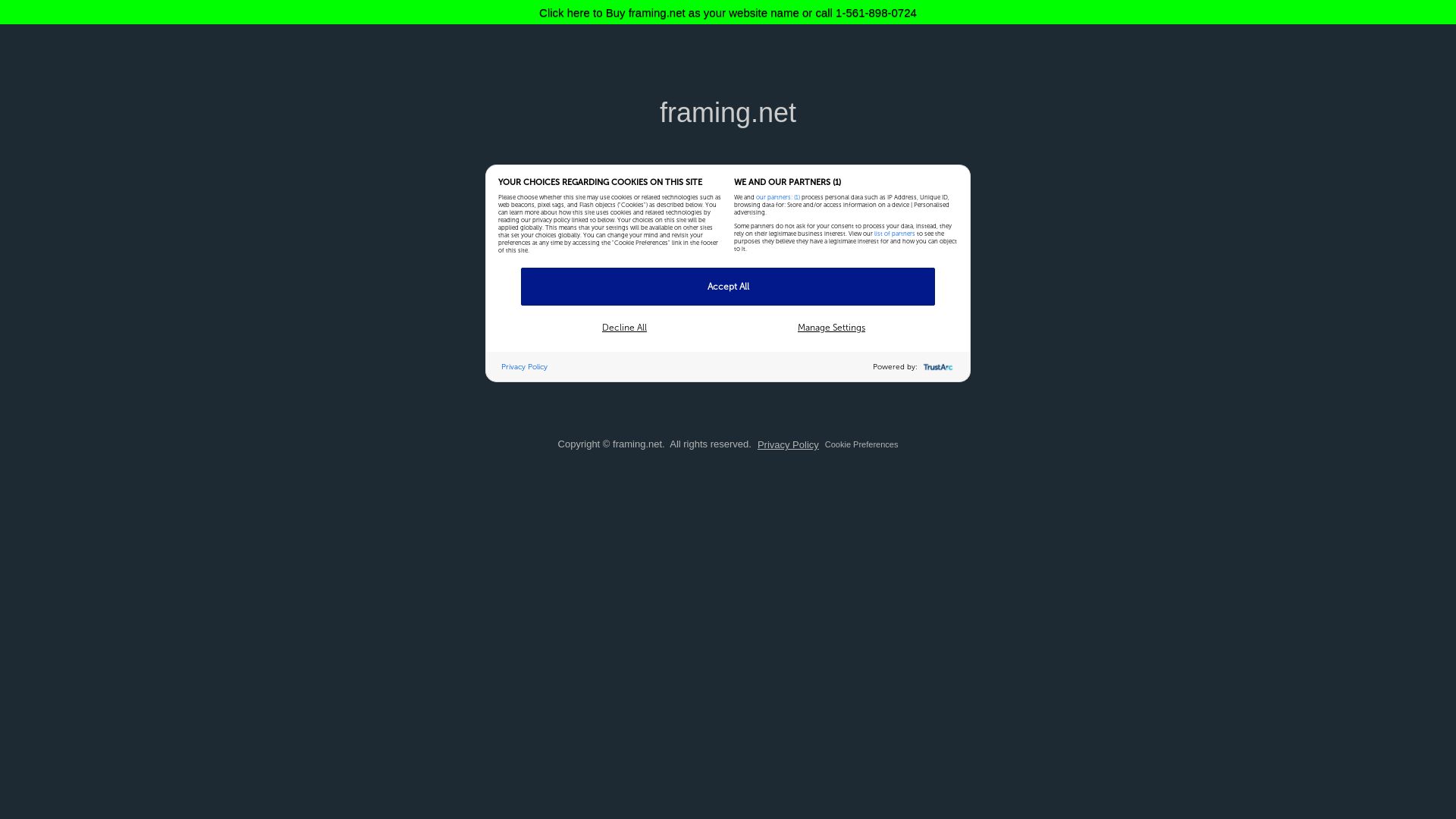 Статус сайта framing.net ОНЛАЙН