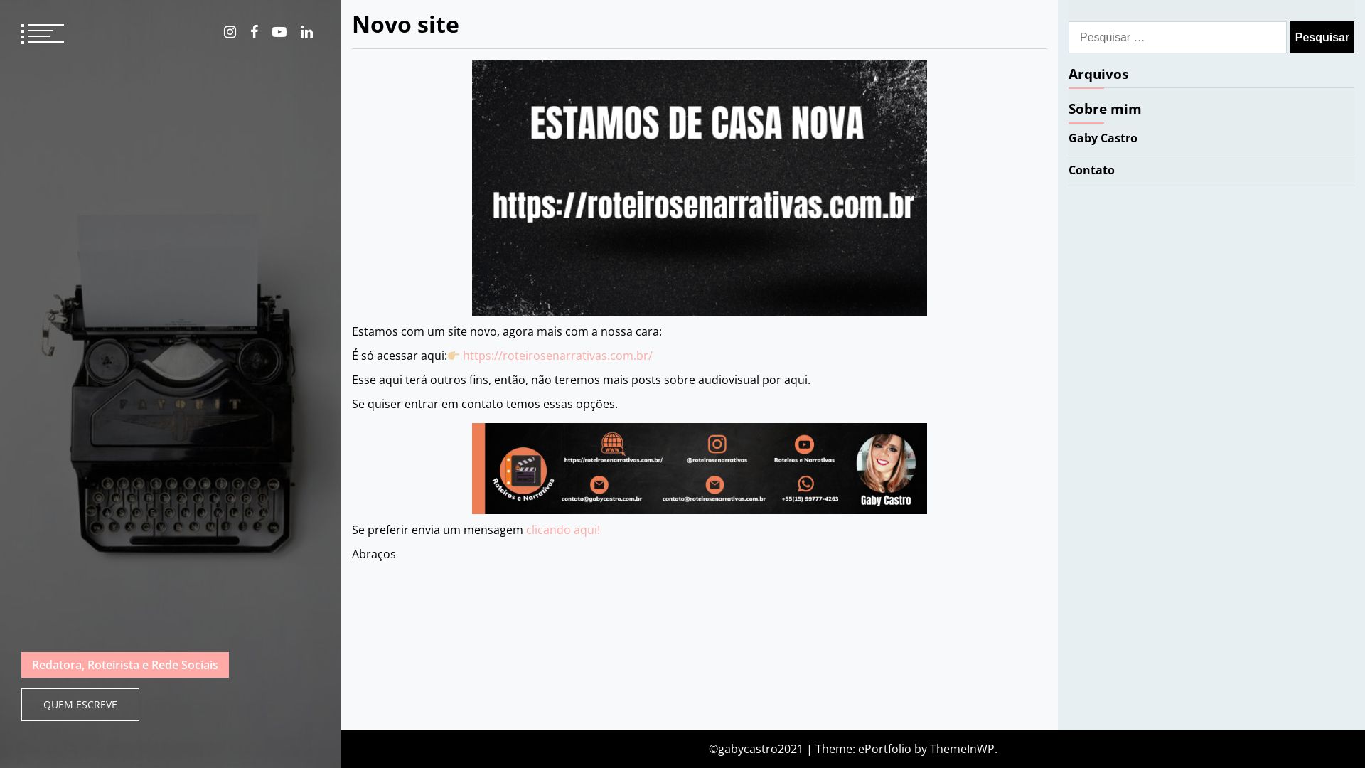 Статус сайта gabycastro.com.br ОНЛАЙН