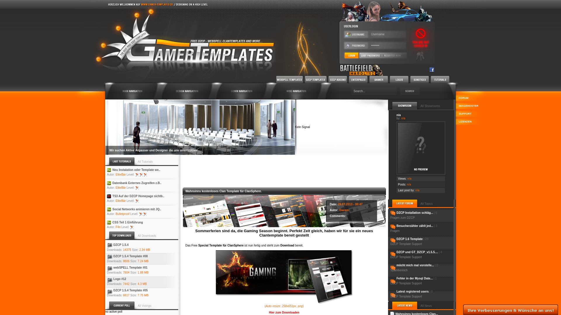 Статус сайта gamer-templates.de ОНЛАЙН