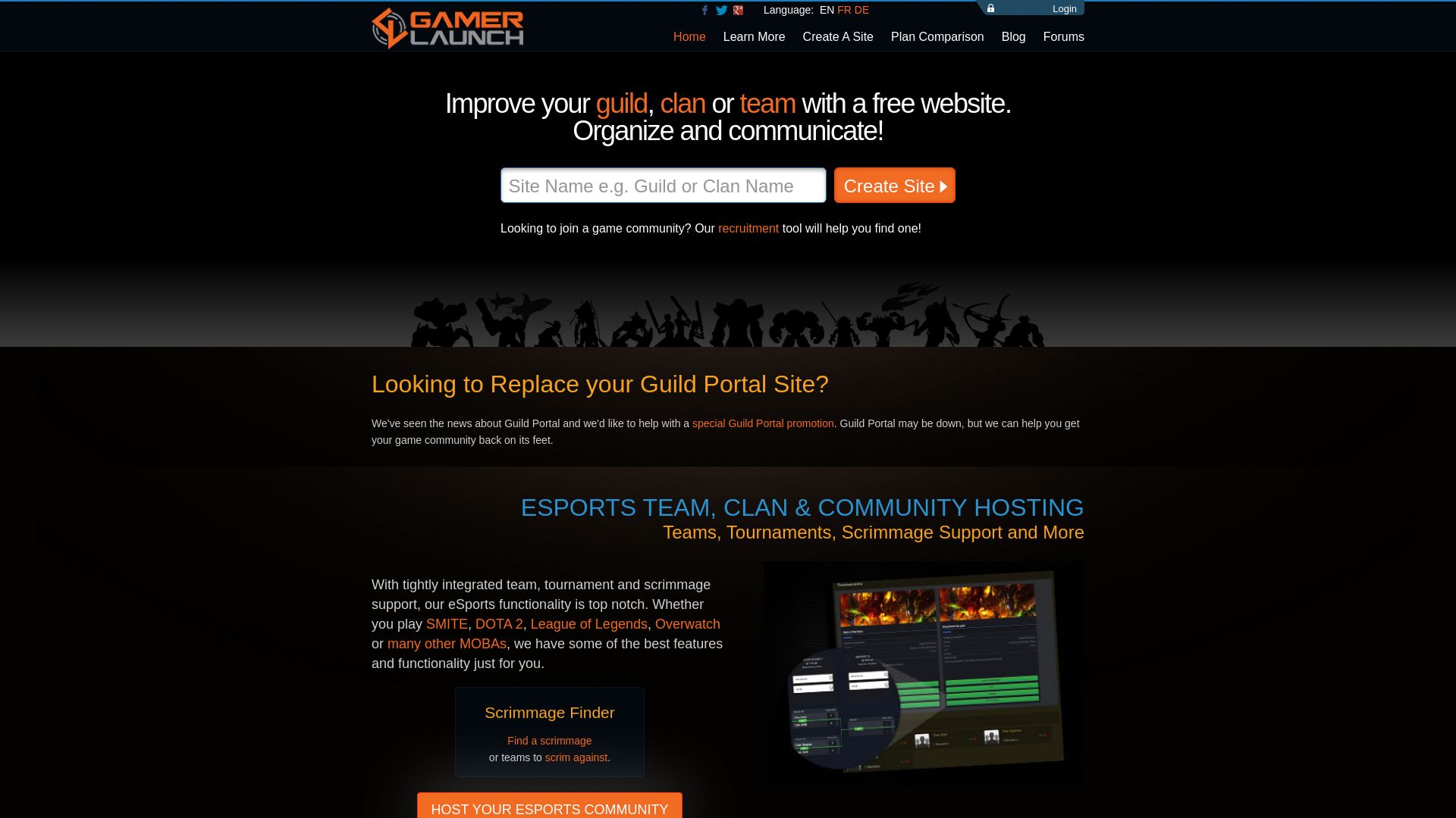 Статус сайта gamerlaunch.com ОНЛАЙН