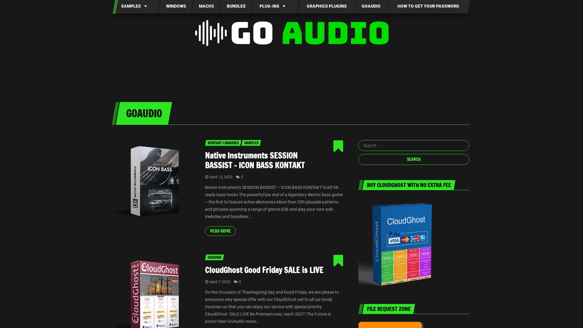 Статус сайта goaudio.cc ОНЛАЙН