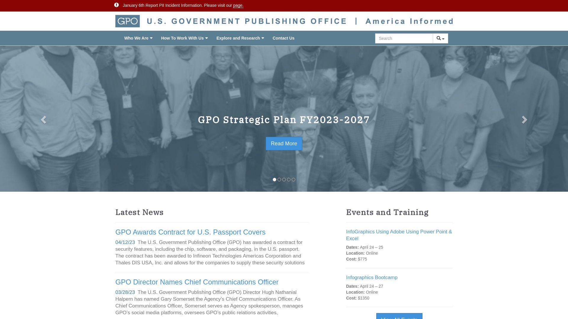 Статус сайта gpo.gov ОНЛАЙН