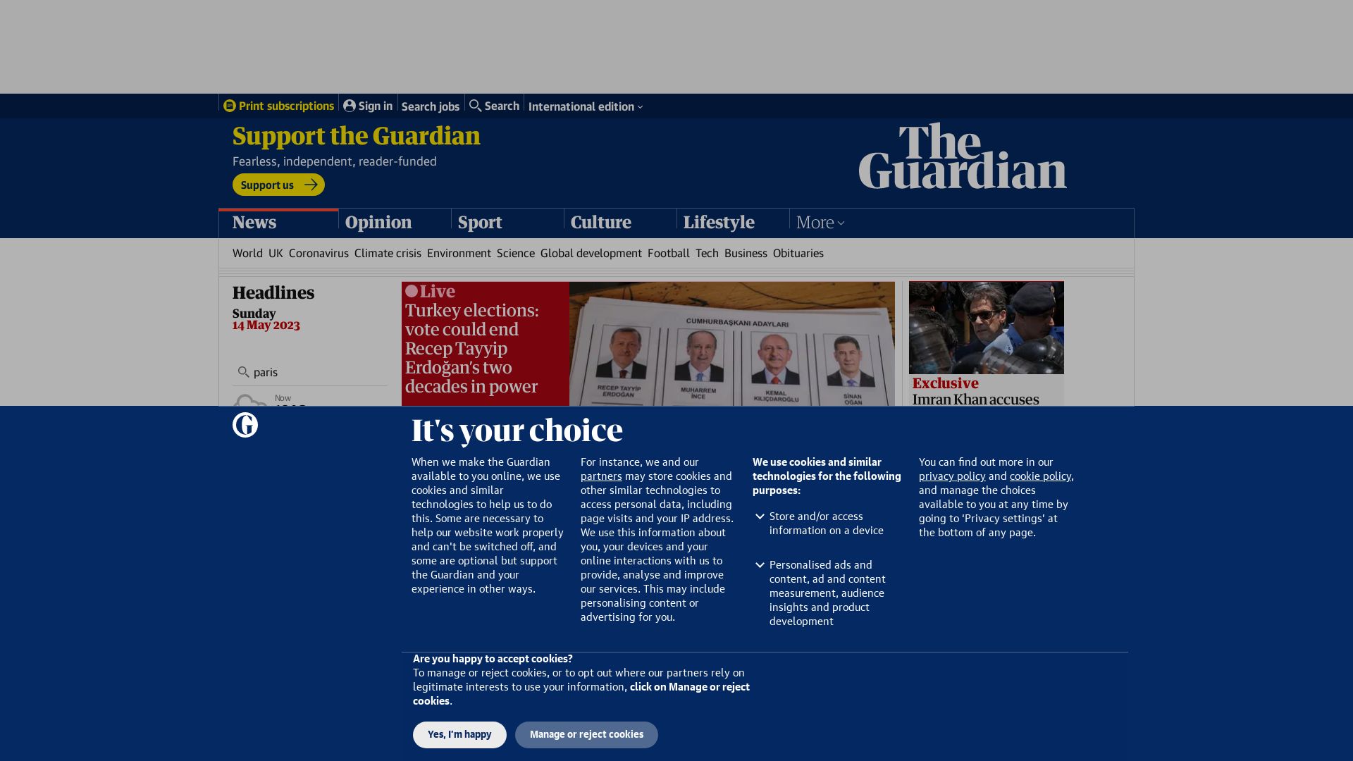 Статус сайта guardian.co.uk ОНЛАЙН