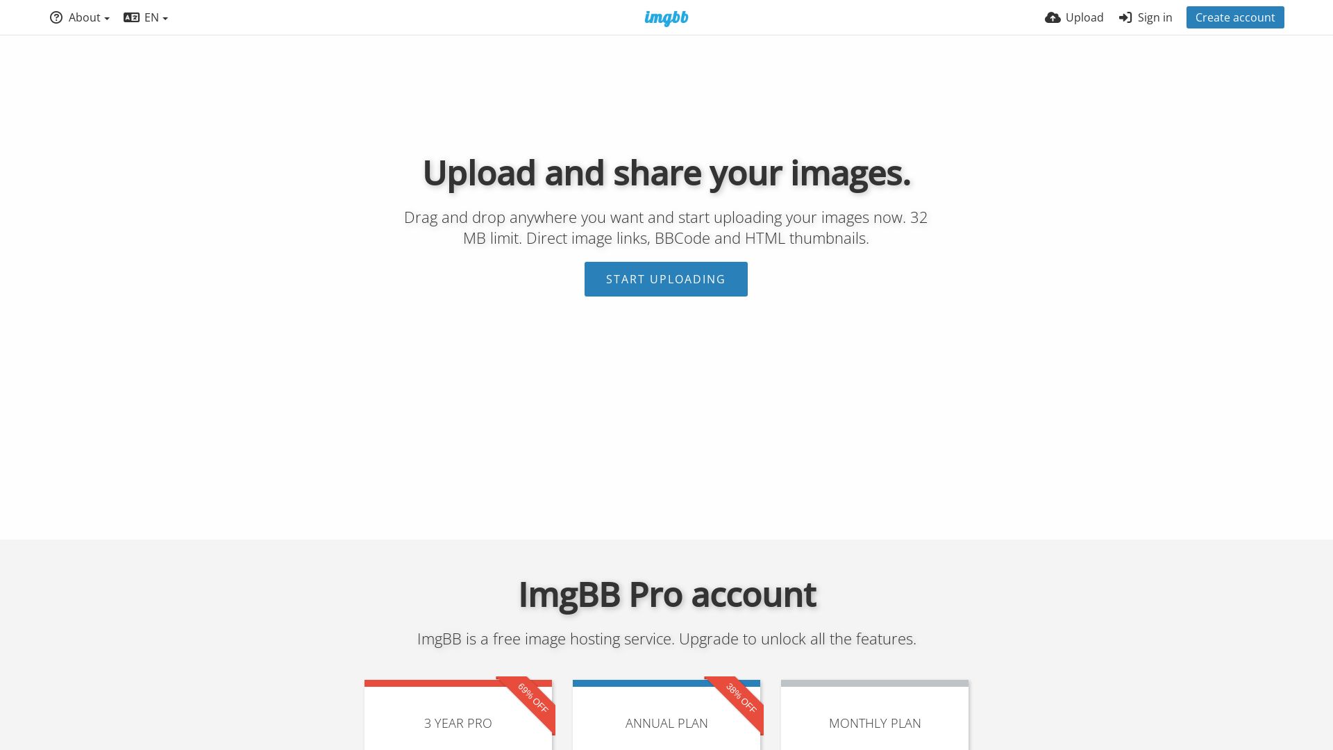 Статус сайта imgbb.com ОНЛАЙН