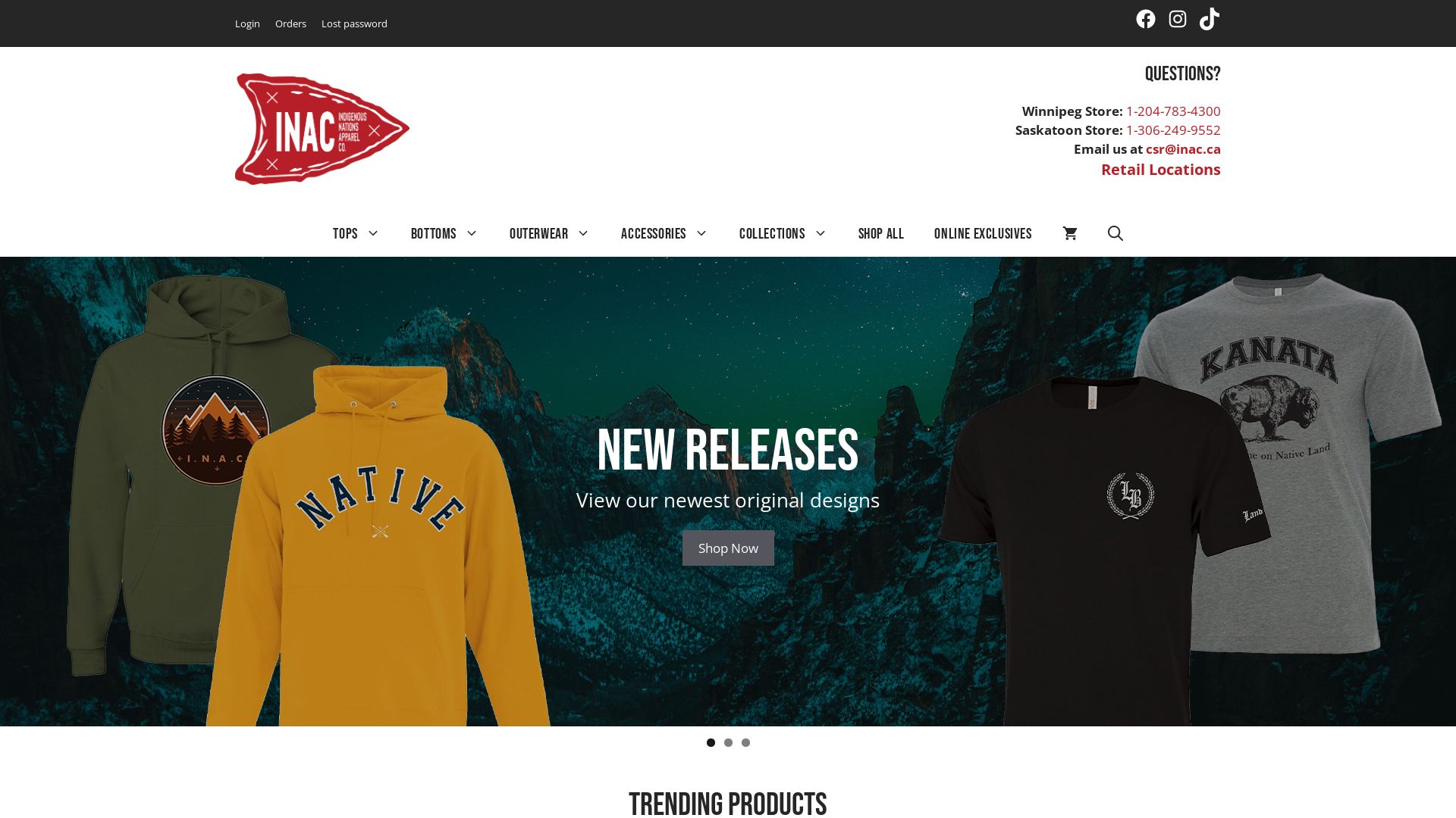 Статус сайта inac.ca ОНЛАЙН