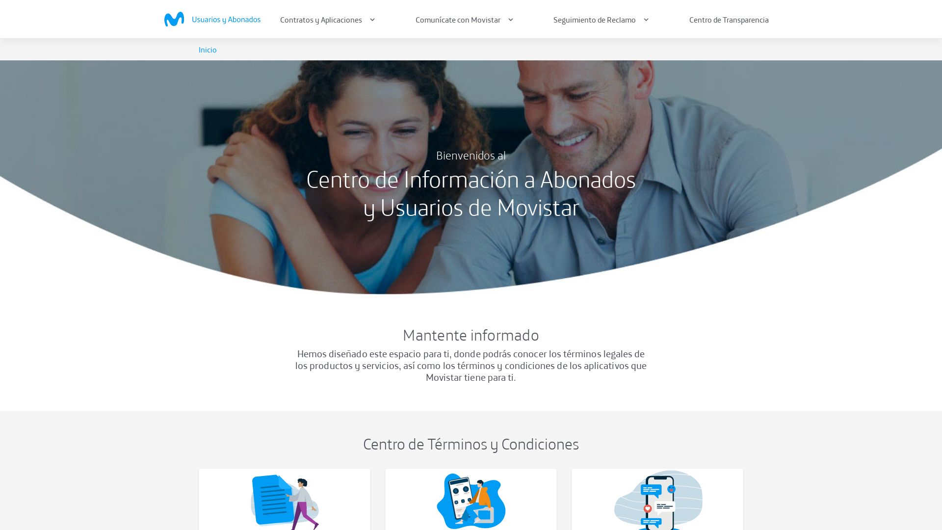 Статус сайта infoabonados.movistar.com.pe ОНЛАЙН