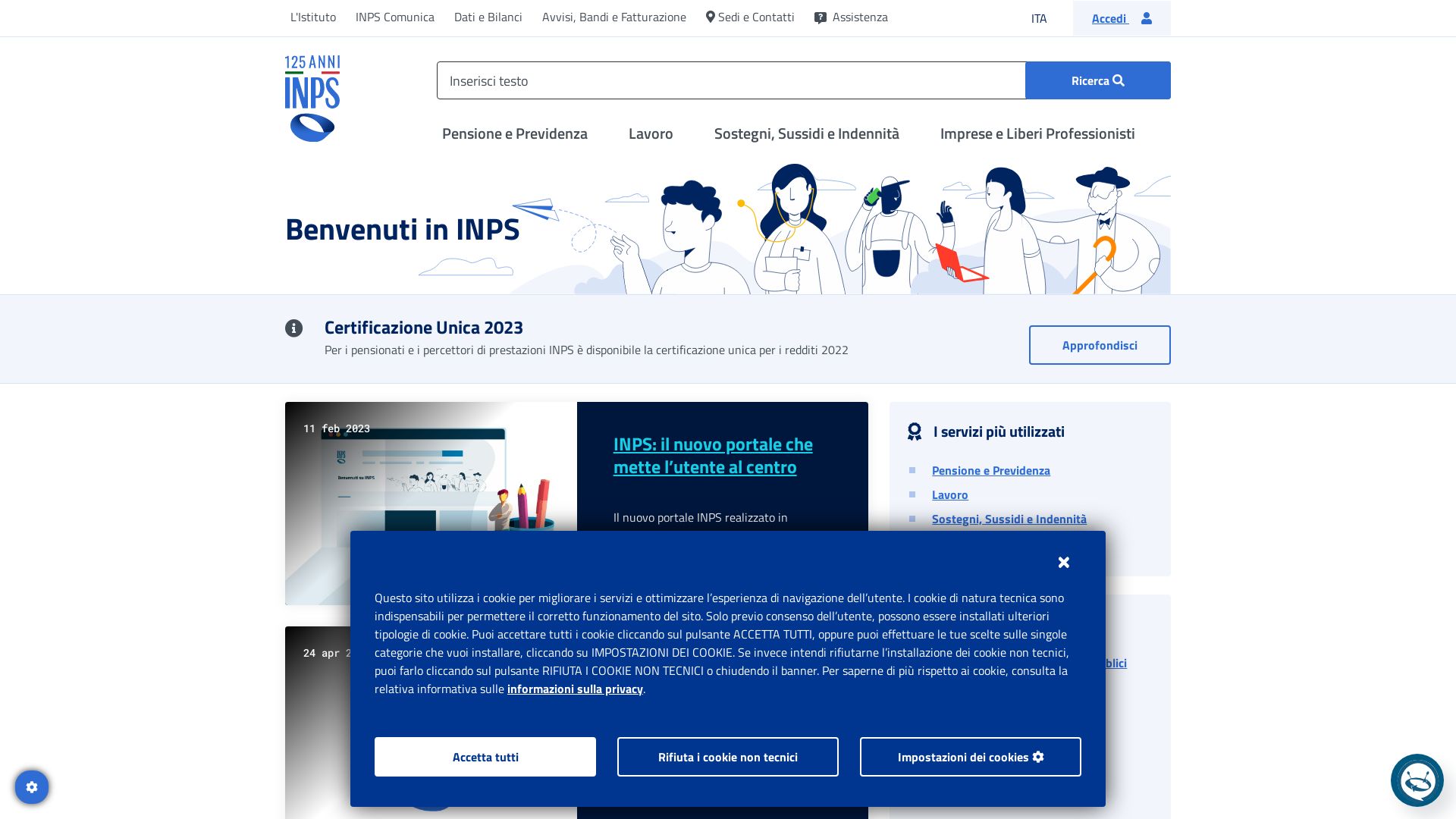 Статус сайта inps.it ОНЛАЙН