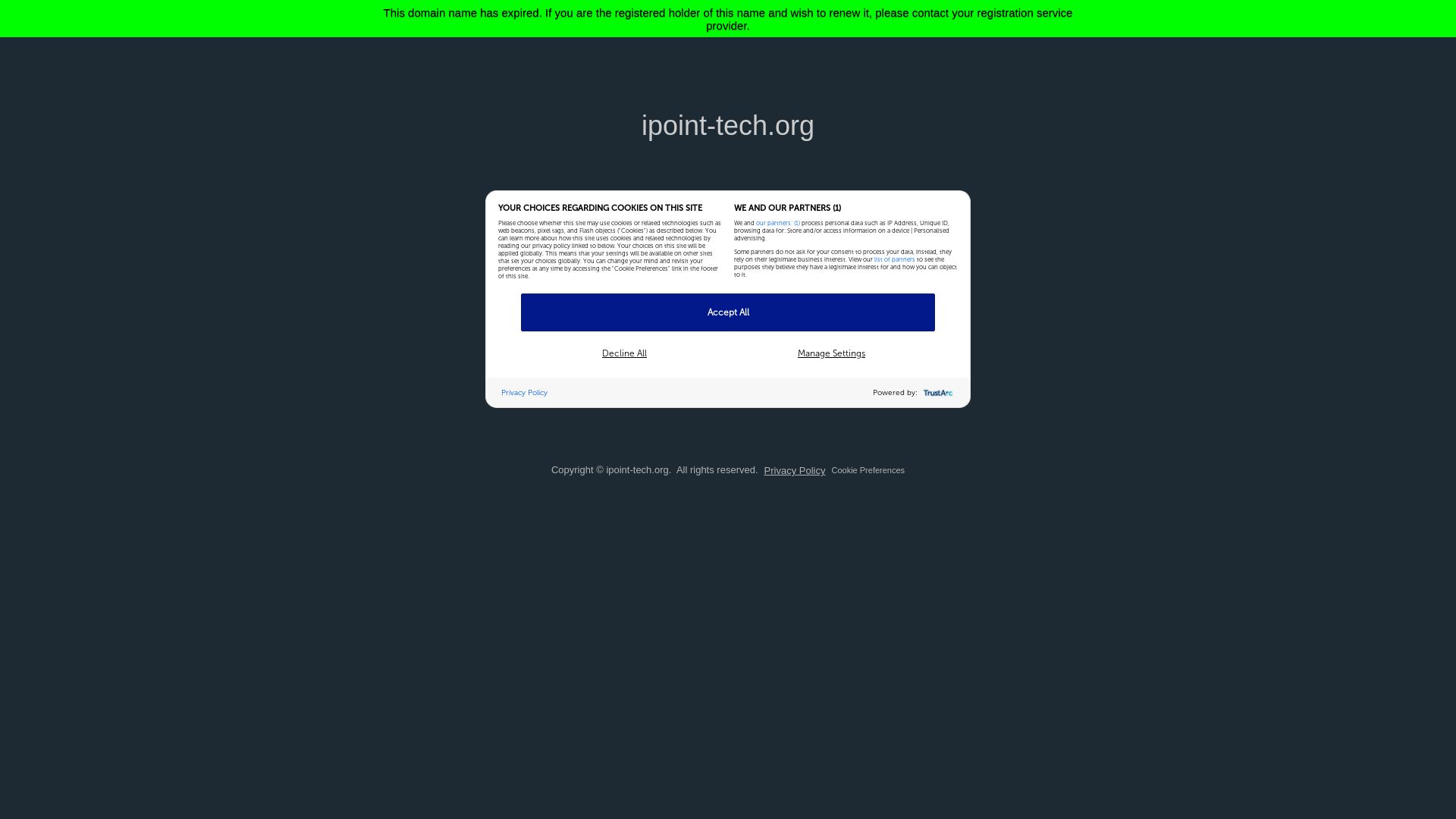 Статус сайта ipoint-tech.org ОНЛАЙН