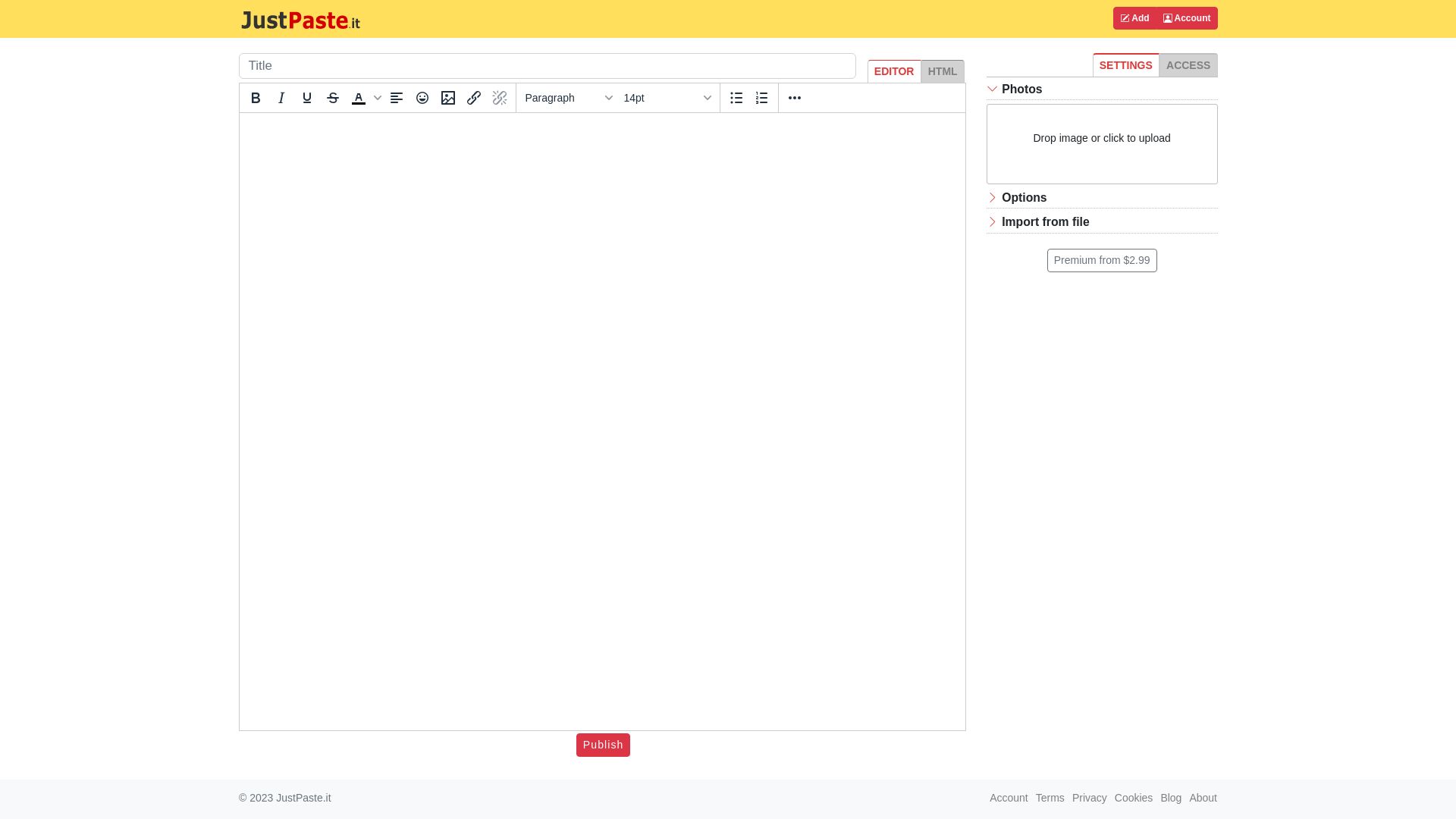 Статус сайта justpaste.it ОНЛАЙН