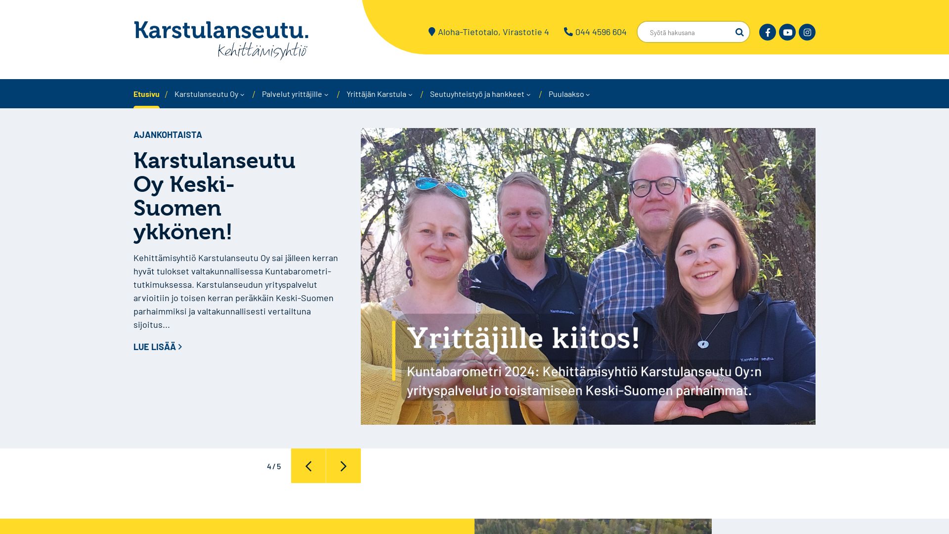 Статус сайта karstulanseutu.fi ОНЛАЙН