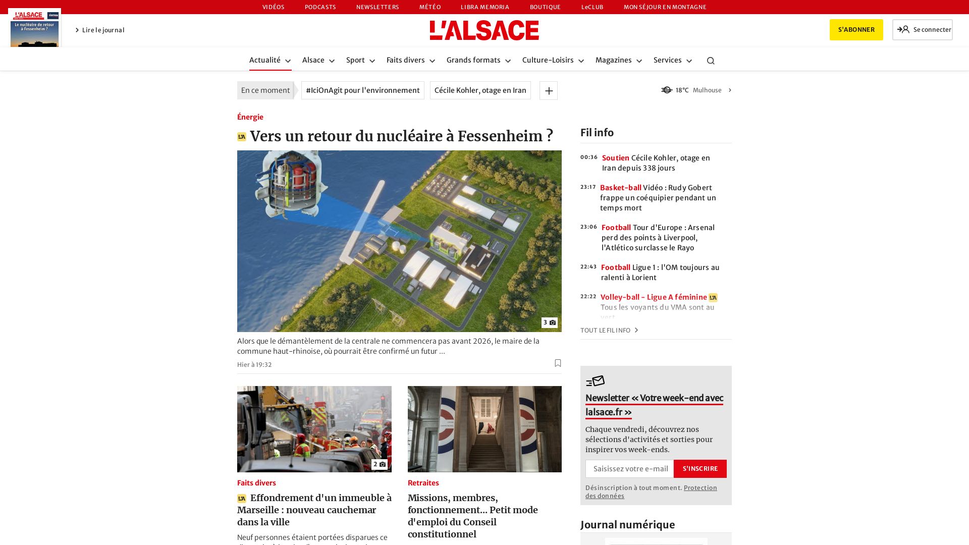 Статус сайта lalsace.fr ОНЛАЙН