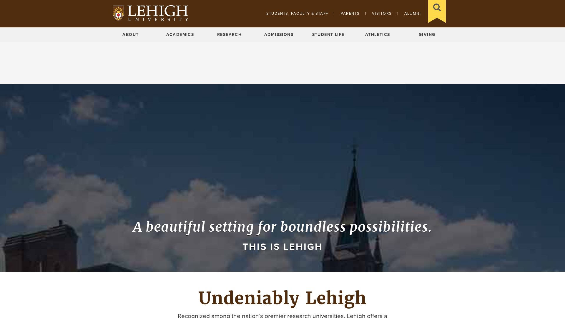 Статус сайта lehigh.edu ОНЛАЙН