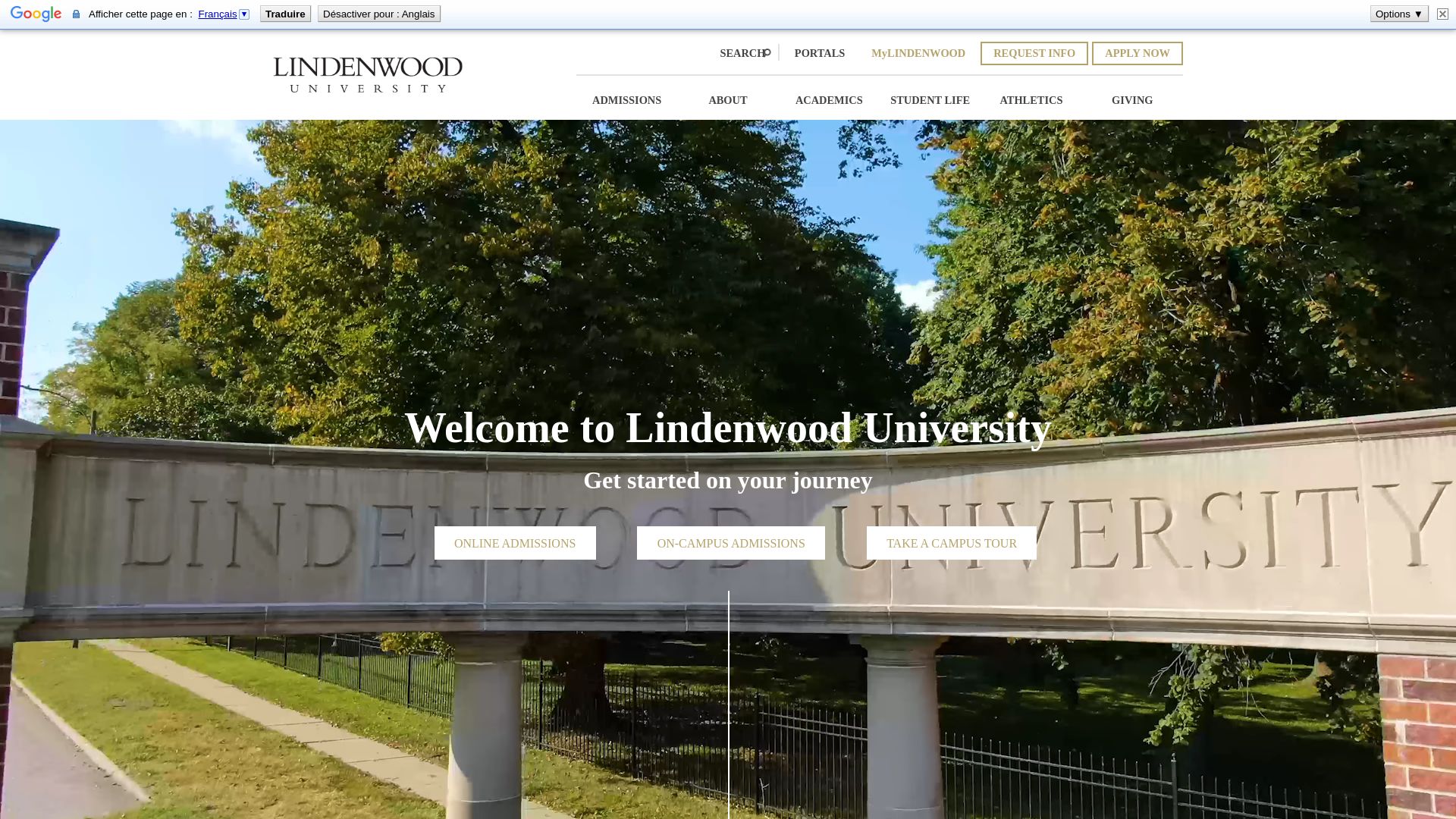 Статус сайта lindenwood.edu ОНЛАЙН
