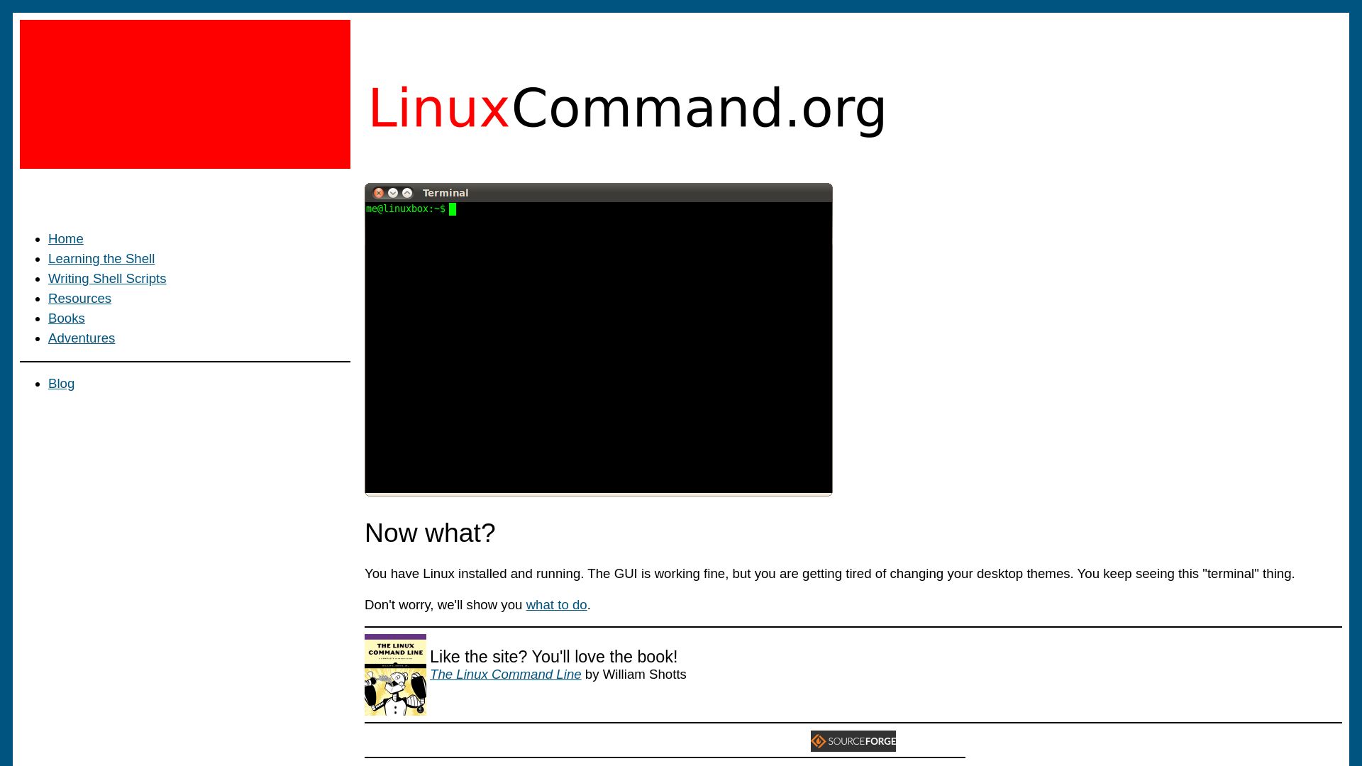 Статус сайта linuxcommand.org ОНЛАЙН