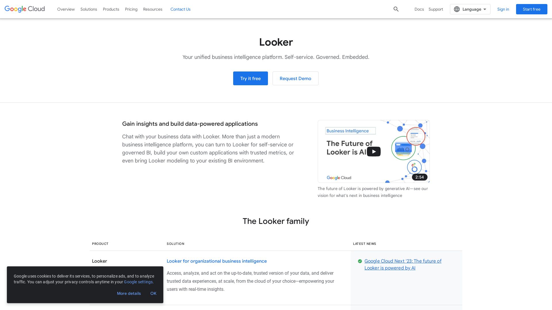 Статус сайта looker.com ОНЛАЙН
