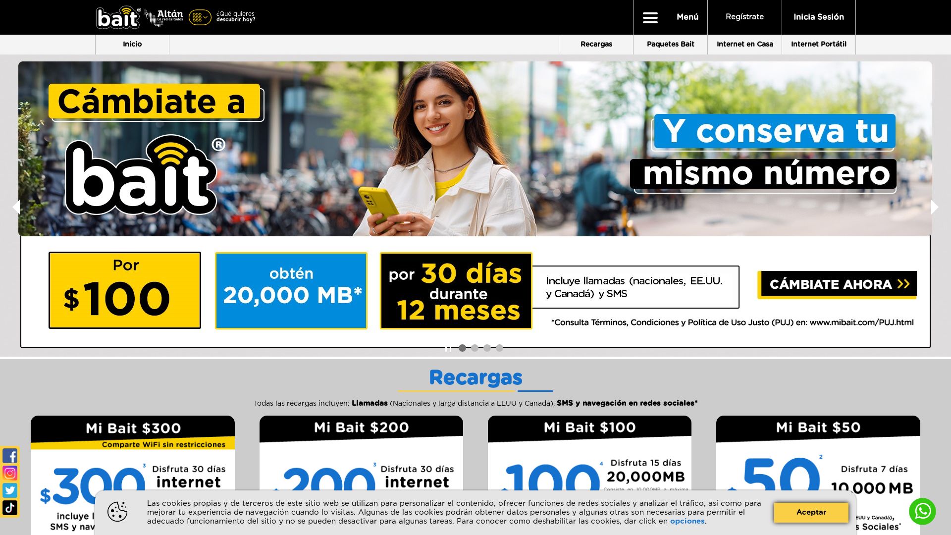Статус сайта mibait.com ОНЛАЙН