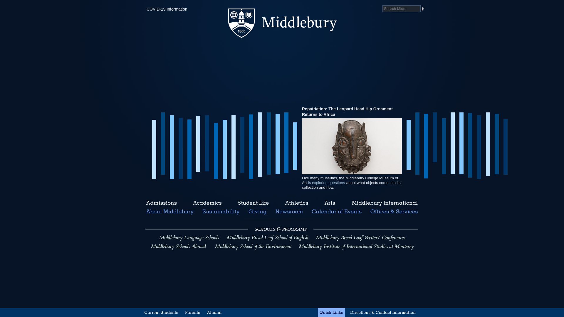 Статус сайта middlebury.edu ОНЛАЙН