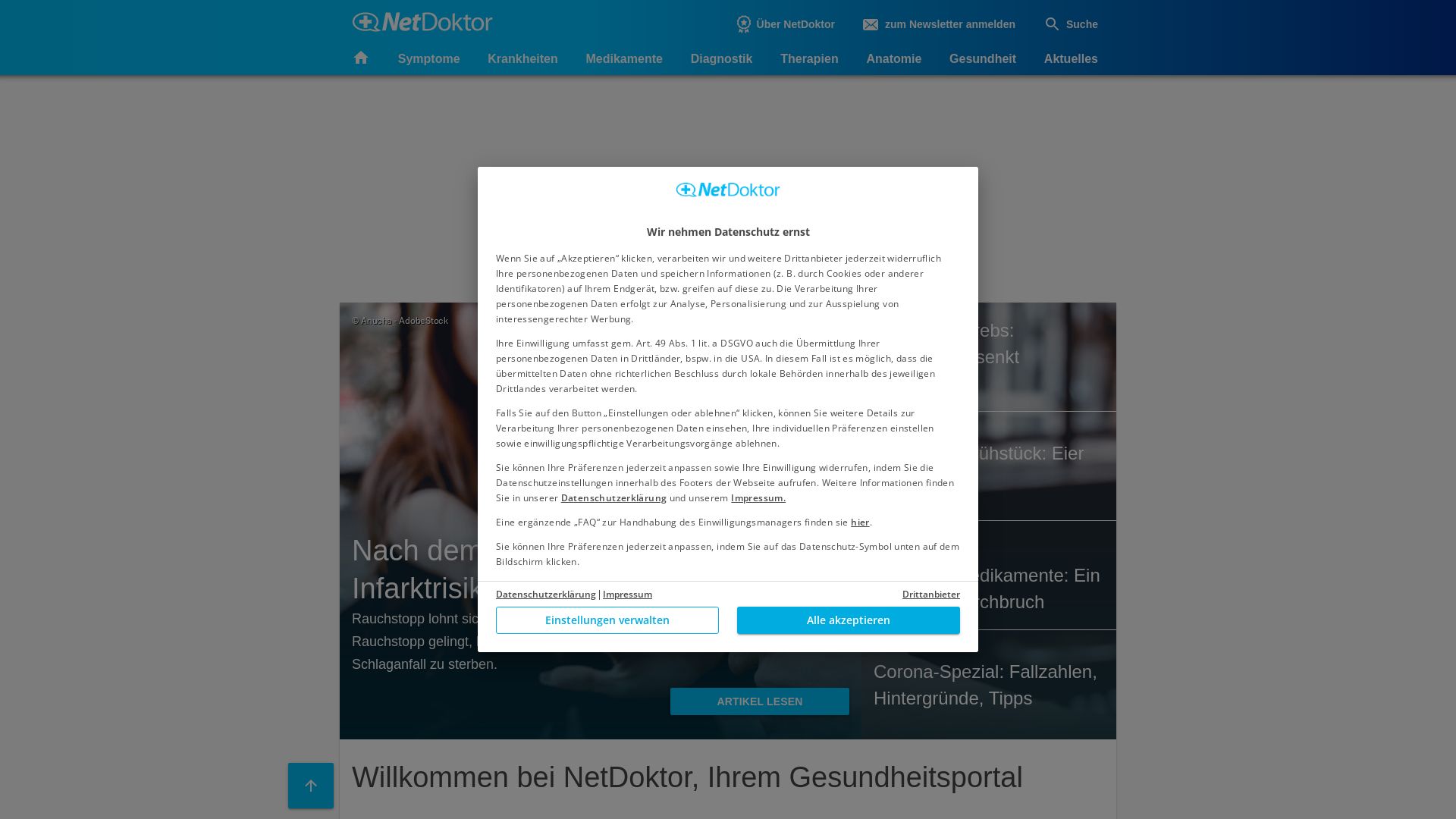 Статус сайта netdoktor.de ОНЛАЙН