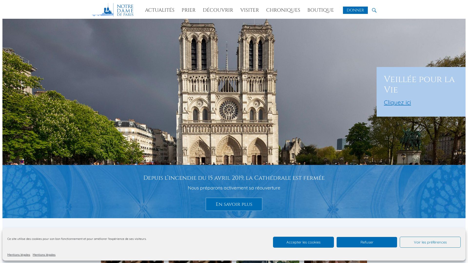 Статус сайта notredamedeparis.fr ОНЛАЙН
