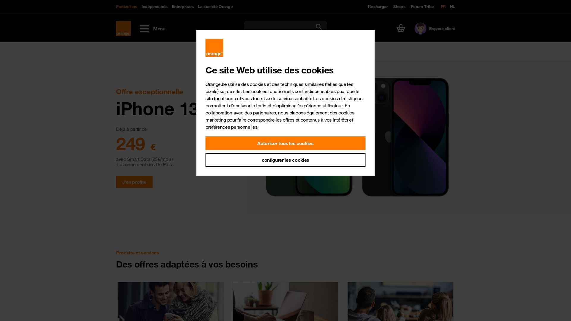 Статус сайта orange.be ОНЛАЙН