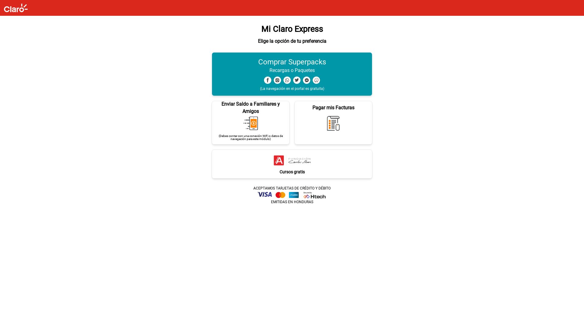Статус сайта paquetes.miclaro.com.hn ОНЛАЙН