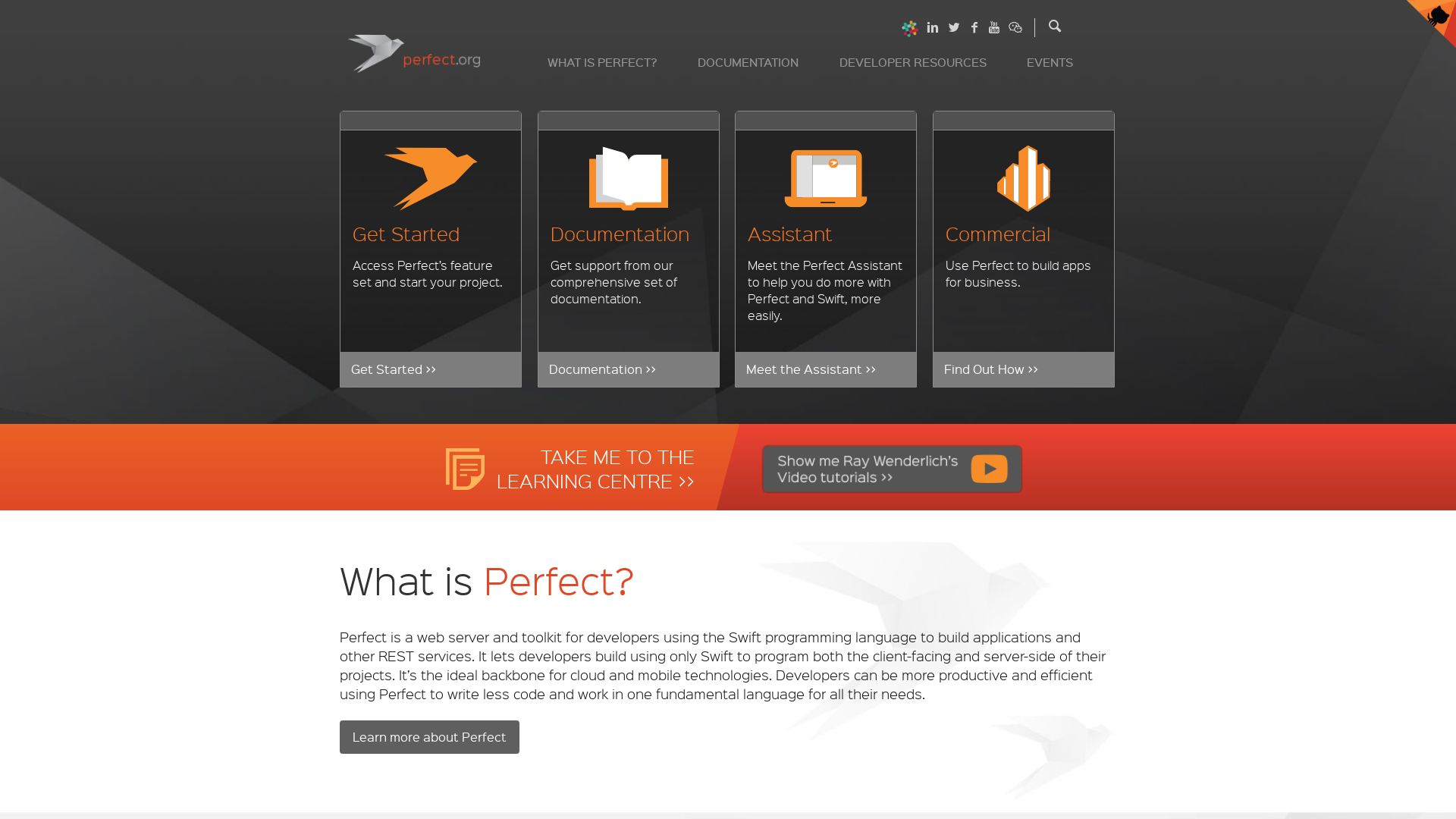 Статус сайта perfect.org ОНЛАЙН